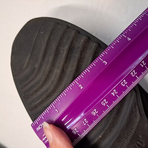 MUNRO Womens 8.5W Wide Joliet Black Comfort Shoes Sneaker Suede Arch Support USA - Picture 12 of 14